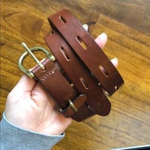 Madewell leather brown belt